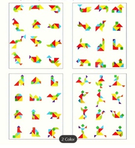 Joc Tangram Magnetic din Lemn #JJ5089 - Img 7