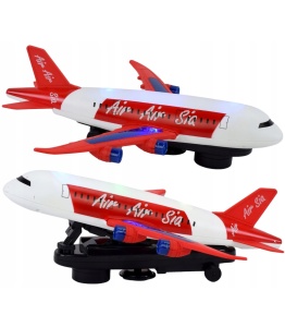 Jucărie interactivă Avion 35 cm cu lumini, deplasare automată și evitarea obstacolelor #JJ5129 - Img 4