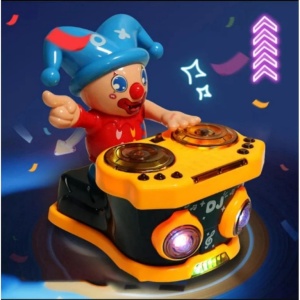 Jucarie Interactiva Clovn DJ Dansator cu Lumini si Muzica #JJ5366
