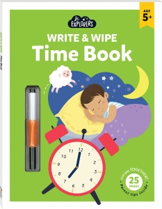 Junior Explorers: Write and Wipe - Time Book #BK407