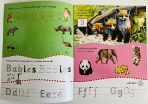 Learn to Write - Wipe Clean - Animal Babies #BK358 - Img 2