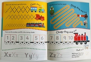 Learn to Write - Wipe Clean - Trains #BK363 - Img 8