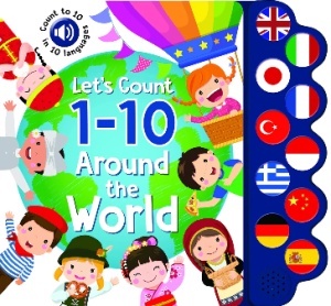 Let’s Count 1-10 Around the World - 10 Languages Sound Book #BK332