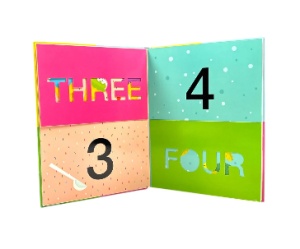 Look & Learn: 1. 2, 3, 4 - Lift-the-Flaps - Silver Dolphin #BK139 - Img 3