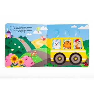 Play Along with Me: The Wheels on the Bus (Push and Pull Tabs) #BK230 - Img 3