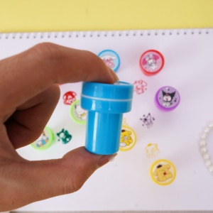 Set 10 Stampile copii, Model Printese din Desene, multicolor#JJ5185 - Img 4