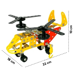 Set Asamblare Fixometal: Elicopter, 127 piese #JJ5520 - Img 5