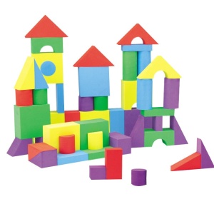Set Blocuri de Constructie din Spuma EVA, 29 piese, Multicolor #JJ5113 - Img 1
