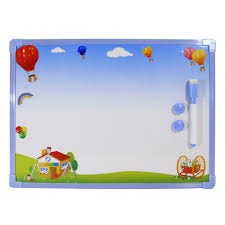 Tablita Magnetica de Scris/Desenat cu 2 Fete, 35x25 cm, cu Alfabet si Marker#JJ5466 - Img 7