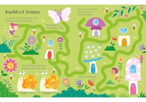 Usborne: Fairy Activities - Wipe Clean (with Pen) #BK458 - Img 4