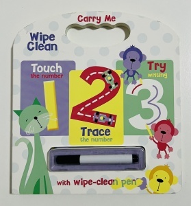 🌈Oferta Zilei❗️ 123 Carry Me - Wipe Clean #BK452