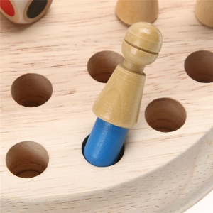 🌈Oferta Zilei❗️Joc de Memorie din Lemn Memory Chess pentru toata familia, 6 culori, #JJ5122 - Img 4