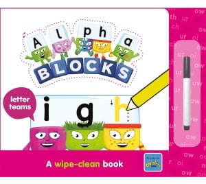 Alphablocks: Letter Teams - Wipe & Clean #BK439