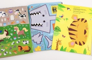 Animal World: Sparkly Activity Case & Puffy Stickers - 3 books #BK531 - Img 4