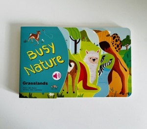 Busy Animals - Grasslands - Sound Book #BK493