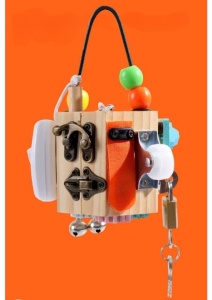 Busy Cub STEM din lemn cu activitati , tip Montessori #JJ5070 - Img 5
