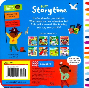 Busy Storytime- Push-pull-slide - Campbell #BK486 - Img 2