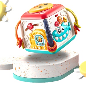 Cub Educativ Interactiv cu Activitati 6 in 1 pentru bebelusi #JJ5351 - Img 9