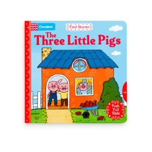 First Stories: The Three Little Pigs - Push-pull-slide - Campbell #BK525