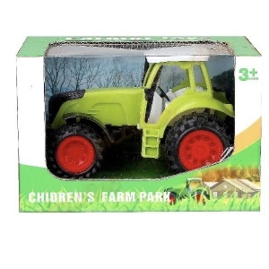 Jucarie Tractor-Utilaj cu Fructiune, Rosu #JJ5526
