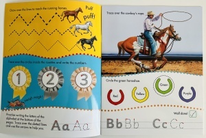 Learn to Write - Wipe Clean - Horses #BK360 - Img 2