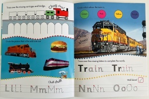 Learn to Write - Wipe Clean - Trains #BK363 - Img 5