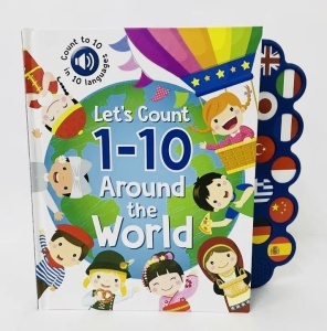 Let’s Count 1-10 Around the World - 10 Languages Sound Book #BK332 - Img 8