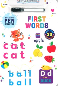 Little Learners First Words - Wipe Clean Activity Book #BK379