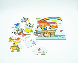 My First Bible Stories - Book and 28 pcs Jigsaw Puzzle #BK061 - Img 4