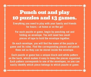 Punch Out and Play - Game Book (23 Games and Puzzles) #BK387 - Img 2