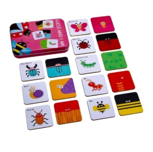 Puzzle Montessori de asociere în cutie metalică Guess Who I Am: Insecte, 24 piese #JJ5084 - Img 8