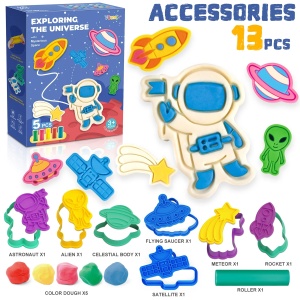 Set creativ “Exploram Universul” din Plastelina, multicolor#JJ5392