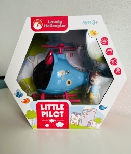 Set de joaca Elicopter cu Figurina, Albastru #JJ5434 - Img 2