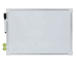 Tablita Magnetica de Scris/Desenat 50x35 cm, cu Marker si Magneti, 2 fete, Rama din Aluminiu#JJ5286 - Img 3