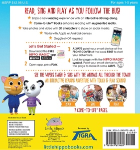 The Wheels on the Bus - Augumented Reality - Come-to-Life Book #BK225 - Img 3