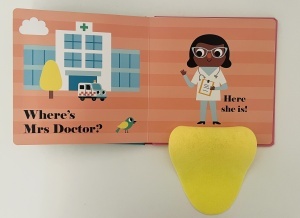 Where’s Mrs. Doctor? - Felt Flaps and Mirror #BK180 - Img 4