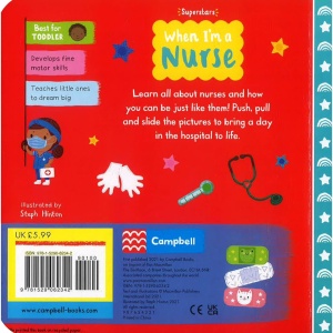 🌈Oferta zilei❗️When I’m a Nurse - Push-Pull-Slide - Campbell #BK010 - Img 6