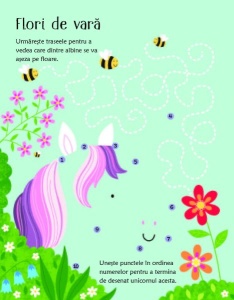 Activitati cu unicorni. Scrie si sterge ( Usborne) #CR104 - Img 2