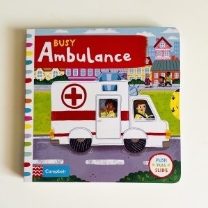 Busy Ambulance - Push-pull-slide - Campbell #BK526