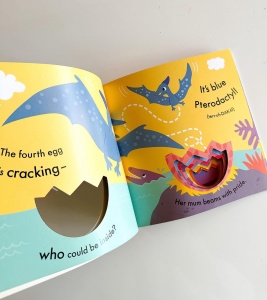 Dino -A Cracking Book of Colours -My Peek Through #BK185 - Img 2