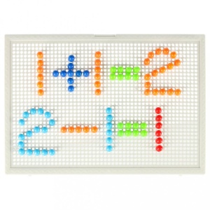 Joc creativ Mozaic cu pioneze in servieta, 296 piese #JJ5646 - Img 8
