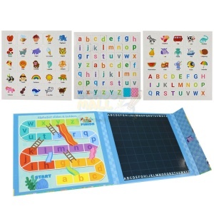 Joc educativ Carte Magnetica Montessori Recunoastere Litere si Formare Cuvinte #JJ5655 - Img 2