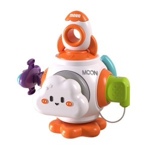 Jucarie Busy Cub Montessori cu Activitati, Model Racheta #JJ5499