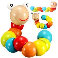 Jucarie Omida de Lemn, Multicolor #JJ5372 - Img 2