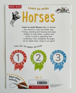 Learn to Write - Wipe Clean - Horses #BK360 - Img 9