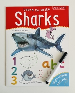 Learn to Write - Wipe Clean - Sharks #BK362