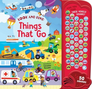 Look and Find: Things That Go - 50 Button Mega Sound Book #BK535 - Img 10