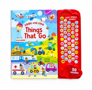 Look and Find: Things That Go - 50 Button Mega Sound Book #BK535