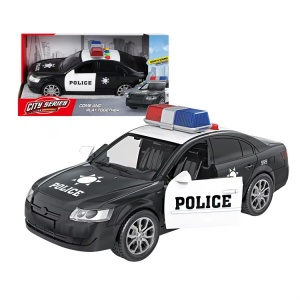 Masina de Politie cu Lumini, Sunete, Usi care se Deschid, Functie Inertiala #JJ5509