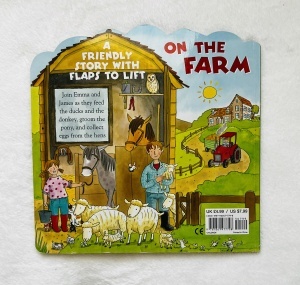 On The Farm: A Friendly Story with Flaps to Lift #BK499 - Img 10